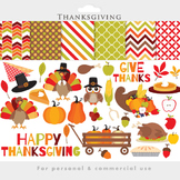 Thanksgiving clipart - thanks giving clip art turkey fall 