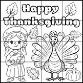 Thanksgiving craft-Freindsgiving Coloring Pages-Collaborat