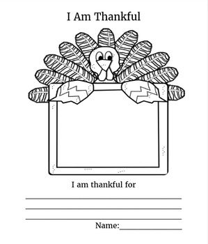 Thanksgiving draw & write by Fun Fantastic Fifth | TpT
