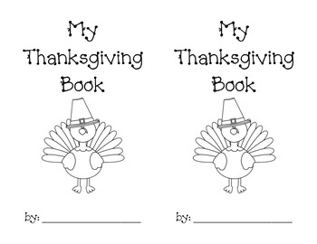 Thanksgiving emergent reader by Clare's Creations | TPT