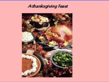 Preview of Thanksgiving feast