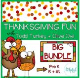 Thanksgiving fun with Todd Turkey + Olive Owl - BIG BUNDLE!