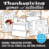 Thanksgiving games and activities