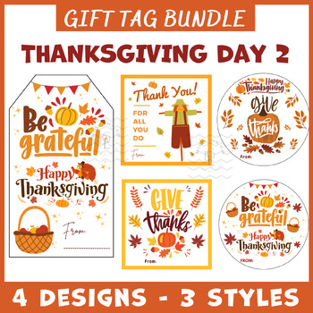 Preview of Thanksgiving gift tag BUNDLE 2 Activity book note cards small groups 4th 5th 6th