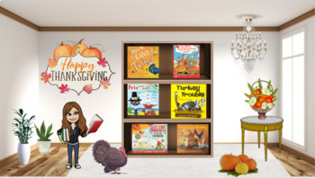 Preview of Thanksgiving google slide library in English