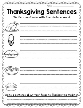 Thanksgiving in the Special Education Classroom: ELA and Math Activities