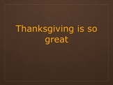 Thanksgiving is so Great - Song/mp3