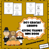 Thanksgiving mini book/ Doy gracias librito