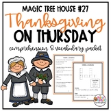 Thanksgiving on Thursday | Comprehension Packet | Novel Study