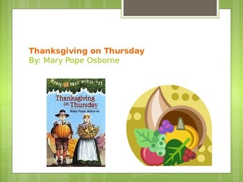 Preview of Thanksgiving on Thursday Vocabulary PPT