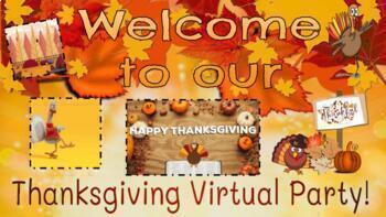 Preview of Thanksgiving on Zoom | Thanksgiving Virtual Party! 1st/2nd/3rd | Interactive