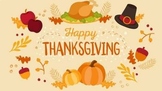 Thanksgiving - online ESL lesson - English lessons - Holidays