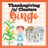 Thanksgiving /s/ Clusters Bingo Set