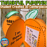 Thanksgiving Craft | Thankful Pumpkin 3D Centerpiece