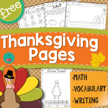 Preview of Thanksgiving Activities Free