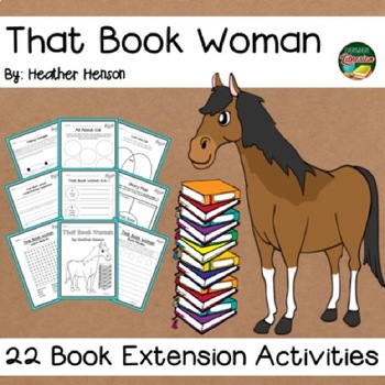 Preview of That Book Woman by Henson 22 Book Extension Activities NO PREP