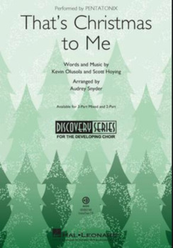 Preview of That's Christmas to Me, arr by Audrey Snyder - Piano Accompaniment Recording
