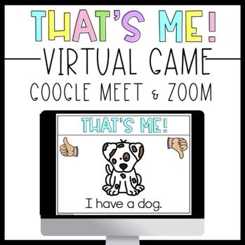 Preview of That's Me! Virtual Game for Google Meet or Zoom