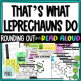 That's What Leprechauns Do Read Aloud Unit Lesson Plans an