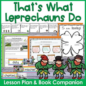 Preview of That's What Leprechauns Do Lesson Plan and Book Companion