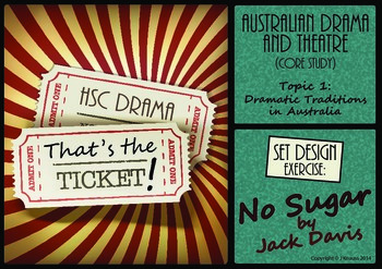 Preview of That's the Ticket! No Sugar Set Design Exercise (HSC Australian Drama & Theatre)