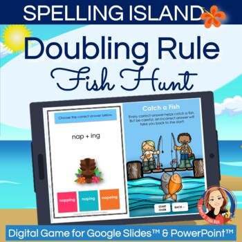 Preview of The 1-1-1 Doubling Spelling Rule Digital Hunt Game