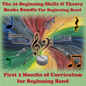Preview of The 10 Beginning Skills & Music Theory Bundle for All Beginning Band Instruments