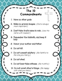The 10 Commandments - FREE - Christian Posters