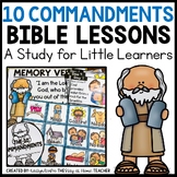 The 10 Commandments Bible Lessons Kids Homeschool Curricul