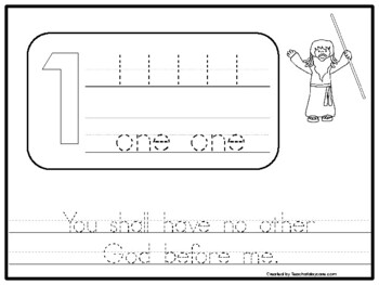 10 commandment worksheets teaching resources teachers pay teachers