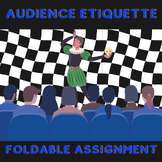 The 10 Commandments of Theatre Etiquette Foldable/Assignment