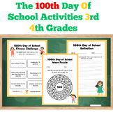 The 100th Day Of School Activities 3rd 4th Grades