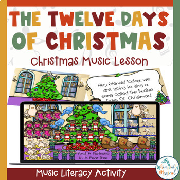 Preview of The 12 Days Of Christmas Music Lesson | Christmas Music Activity