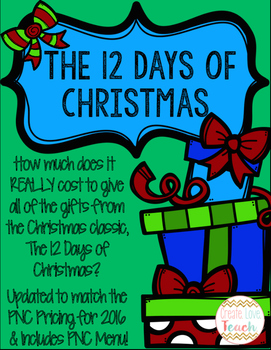 Preview of The 12 Days of Christmas Math Activity *FREEBIE!*