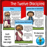The 12 Disciples Bible Character Summary Cards