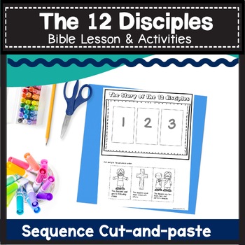 The 12 Disciples Of Jesus Bible Lesson And Activities Preschool Kinder