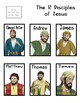 The 12 Disciples of Jesus File Folder Game by Bible Fun For Kids