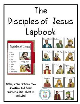 Preview of The Disciples of Jesus Lapbook