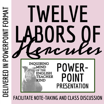 Preview of The 12 Labors of Hercules PowerPoint (Review)