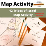The 12 Tribes of Israel Map Activity