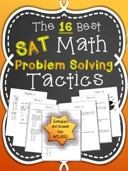 Preview of The 16 Best SAT Math Problem Solving Tactics