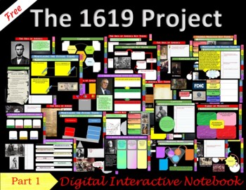 Preview of The 1619 Project Digital Interactive Notebook