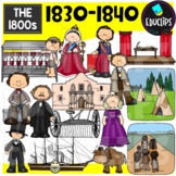 The 1800's ~ 1830 - 1840 Clip Art Set {Educlips Clipart}