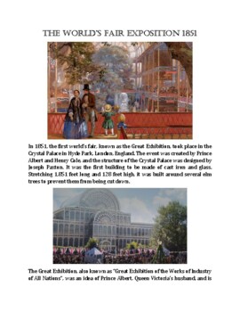 Preview of The 1851 World's Fair Packet