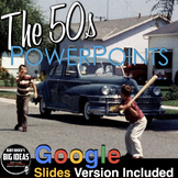 The 1950s PowerPoint / Google Slides + Video Clips, Guided