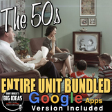 The 1950s Unit PPTs, Worksheets, Guided Notes, Kahoot! Tes