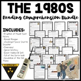 The 1980s Eighties Reading Comprehension Bundle U.S. History
