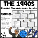 The 1990s Nineties Reading Comprehension Bundle U.S. History