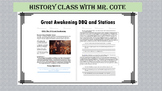 The 1st Great Awakening DBQ and Stations