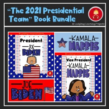 Preview of The 2021 Presidential Team Emergent Reader Book Bundle
